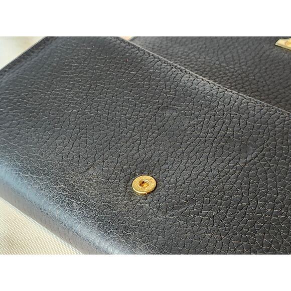 Louis Vuitton Capucines Taurillon Long Wallet Black Exterior Pink Interior LV - Picture 12 of 15